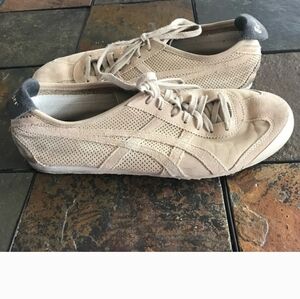 Onitsuka Tiger by Asics Beige and Gray Athletic Shoes